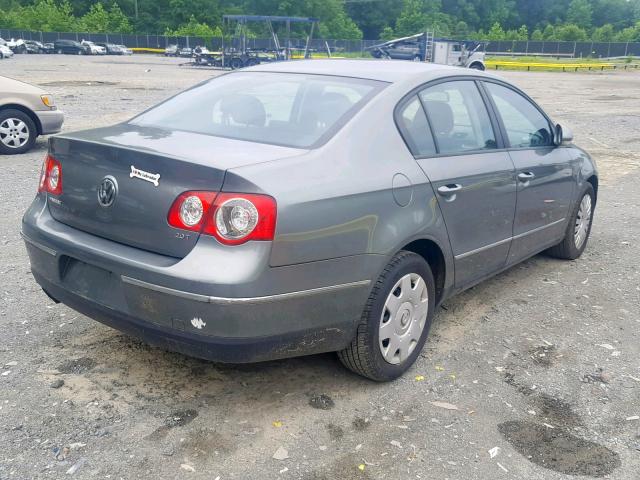 WVWJK73C57P073332 - 2007 VOLKSWAGEN PASSAT GRAY photo 4