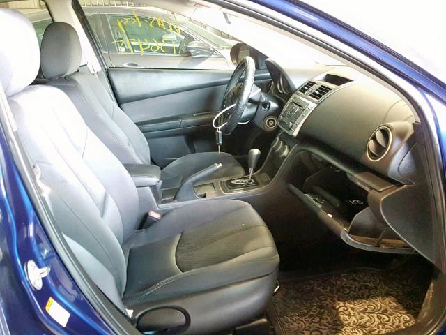 1YVHZ8BH7B5M25998 - 2011 MAZDA 6 I BLUE photo 5