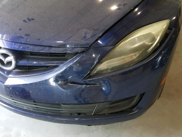 1YVHZ8BH7B5M25998 - 2011 MAZDA 6 I BLUE photo 9