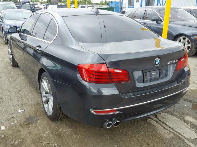 WBAXA5C57FD691218 - 2015 BMW 535 D GRAY photo 3