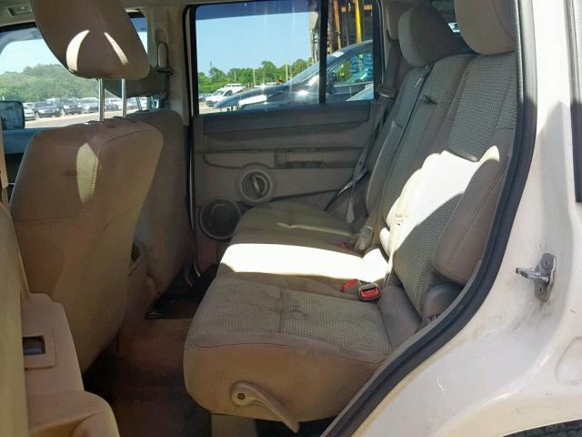 1J8HG48K98C125304 - 2008 JEEP COMMANDER 白色 照片 6