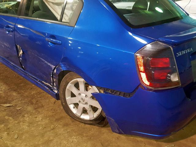 3N1AB6AP1CL696522 - 2012 NISSAN SENTRA 2.0 BLUE photo 9