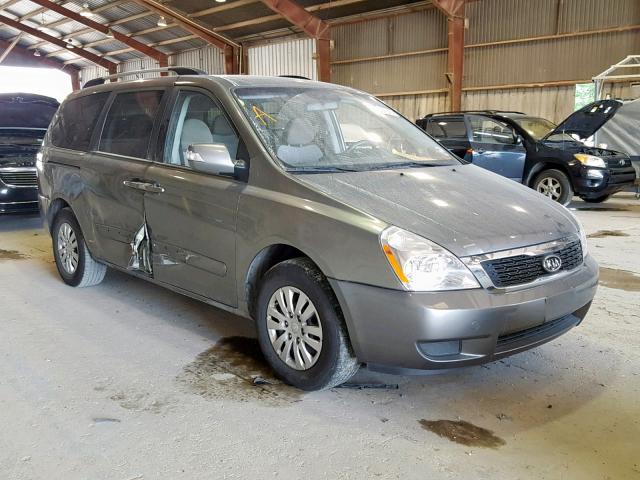 KNDMG4C7XB6385659 - 2011 KIA SEDONA LX GRAY photo 1