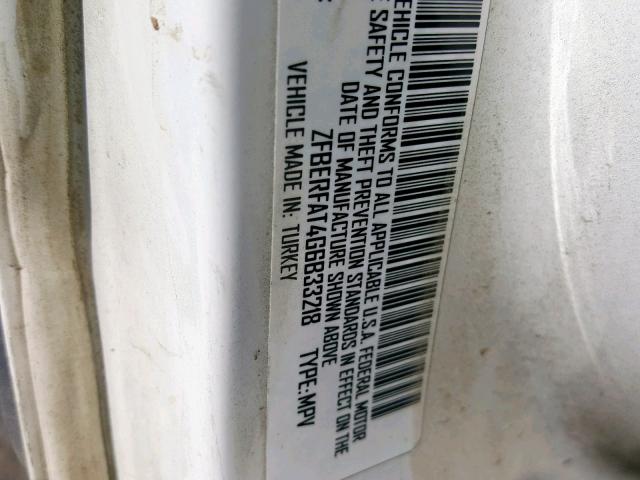 ZFBERFAT4G6B33218 - 2016 RAM PROMASTER 白色 照片 10