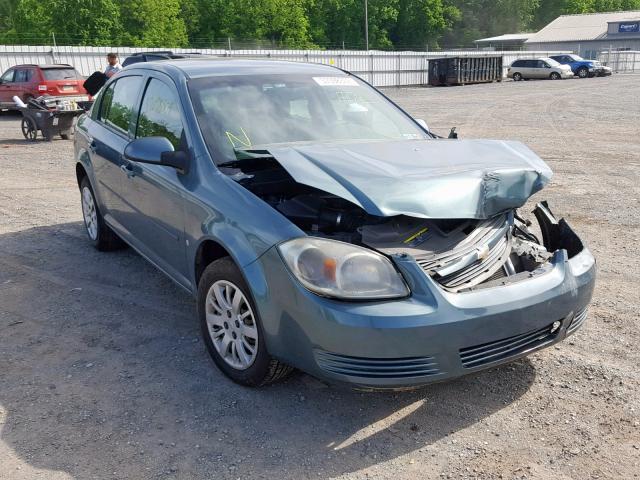 1G1AT58H297114369 - 2009 CHEVROLET COBALT LT GREEN photo 1