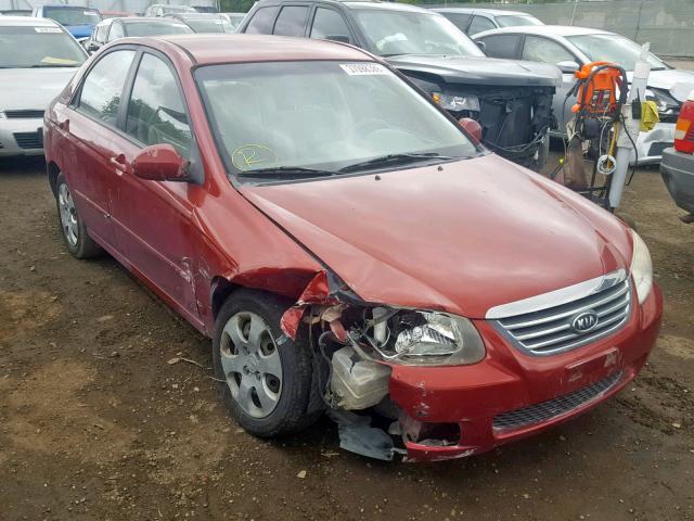 KNAFE121385529607 - 2008 KIA SPECTRA EX RED photo 1