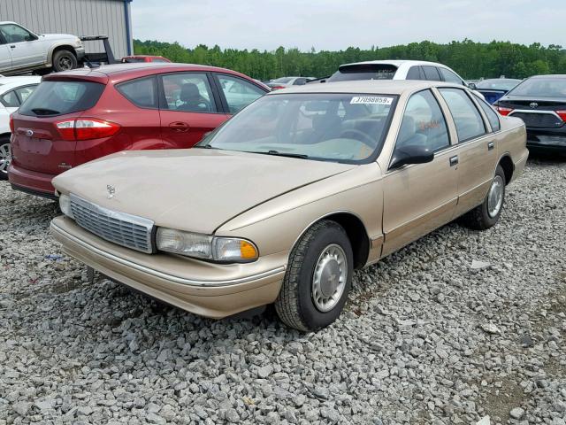 1G1BL52W3TR162311 - 1996 CHEVROLET CAPRICE CL BEIGE photo 2