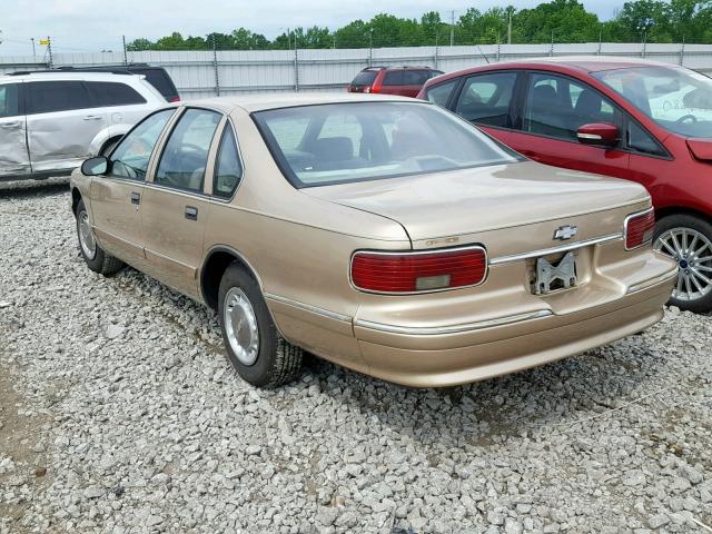 1G1BL52W3TR162311 - 1996 CHEVROLET CAPRICE CL BEIGE photo 3