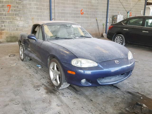 JM1NB353530300996 - 2003 MAZDA MX-5 MIATA BLUE photo 1