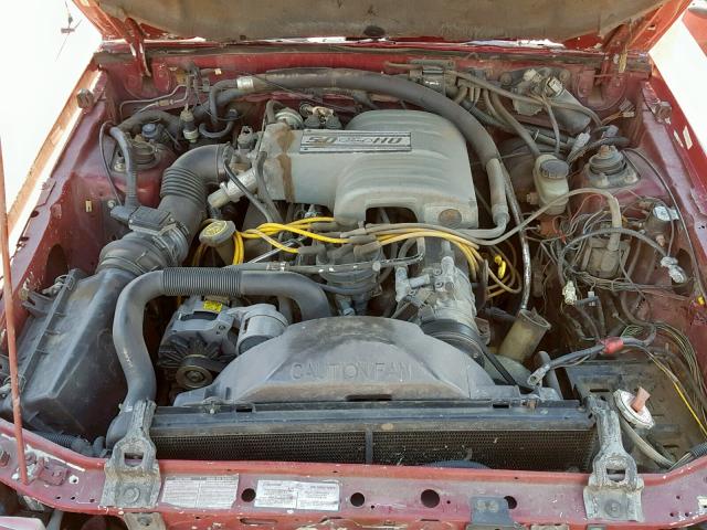 1FACP44E1LF113002 - 1990 FORD MUSTANG LX RED photo 7