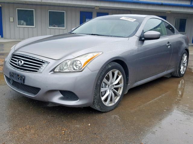 JNKCV64E68M111985 - 2008 INFINITI G37 BASE SILVER photo 2