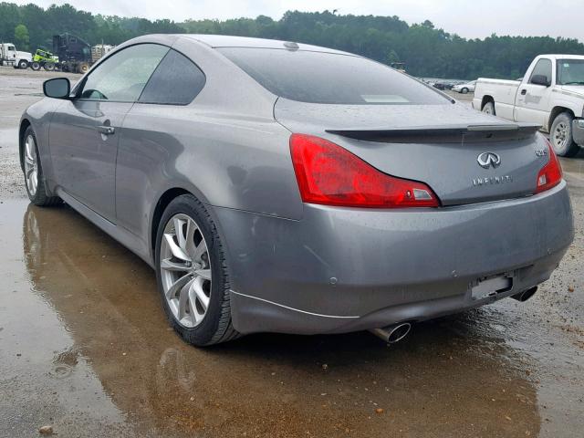 JNKCV64E68M111985 - 2008 INFINITI G37 BASE SILVER photo 3