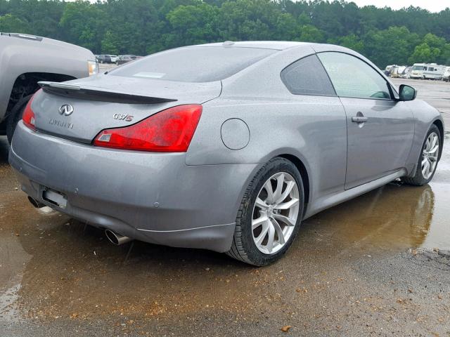 JNKCV64E68M111985 - 2008 INFINITI G37 BASE SILVER photo 4