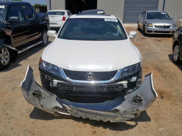 1HGCT1B8XEA016383 - 2014 HONDA ACCORD EXL WHITE photo 9