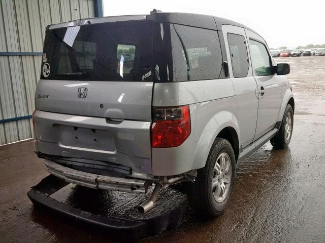 5J6YH28708L018995 - 2008 HONDA ELEMENT EX SILVER photo 4