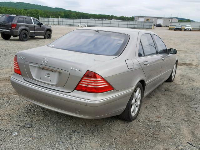 WDBNG84J56A481657 - 2006 MERCEDES-BENZ S 500 4MAT SILVER photo 4