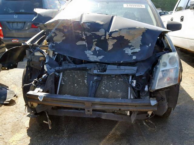 3N1AB61E57L682854 - 2007 NISSAN SENTRA 2.0 BLACK photo 9