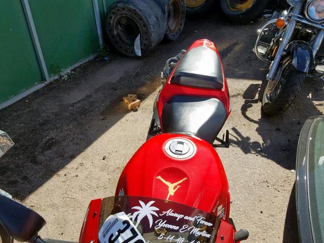 JS1GN7CA852100592 - 2005 SUZUKI GSX-R600 K RED photo 6