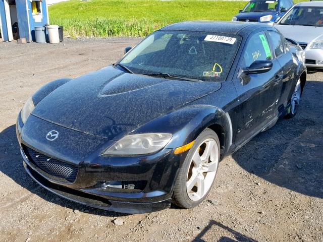 JM1FE173750161034 - 2005 MAZDA RX8 BLACK photo 2