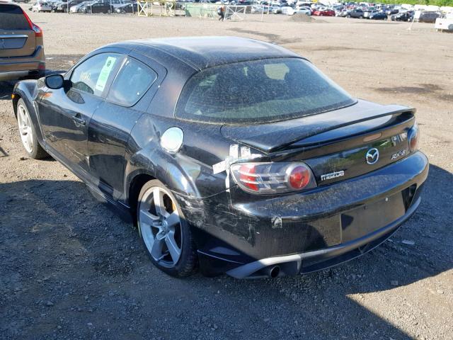 JM1FE173750161034 - 2005 MAZDA RX8 BLACK photo 3