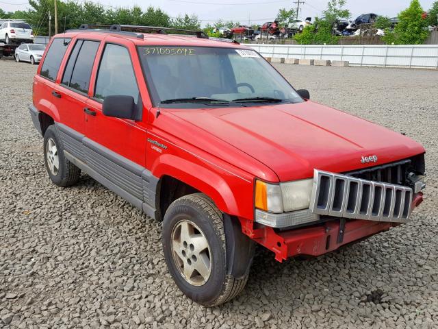 1J4GZ58S0SC542931 - 1995 JEEP GRAND CHER RED photo 1