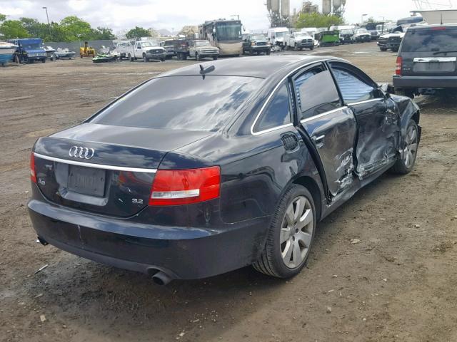 WAUAH74F26N121867 - 2006 AUDI A6 3.2 BLACK photo 4