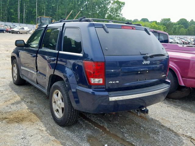 1J4HR58N25C578848 - 2005 JEEP GRAND CHER BLUE photo 3