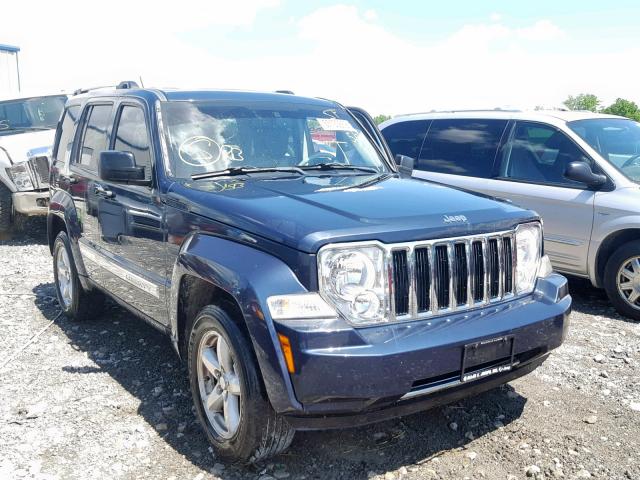 1J8GN58K08W214426 - 2008 JEEP LIBERTY LI BLUE photo 1