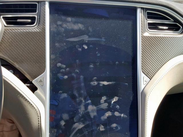 5YJSA1H1XEFP50300 - 2014 TESLA MODEL S Կապույտ լուսանկար 8