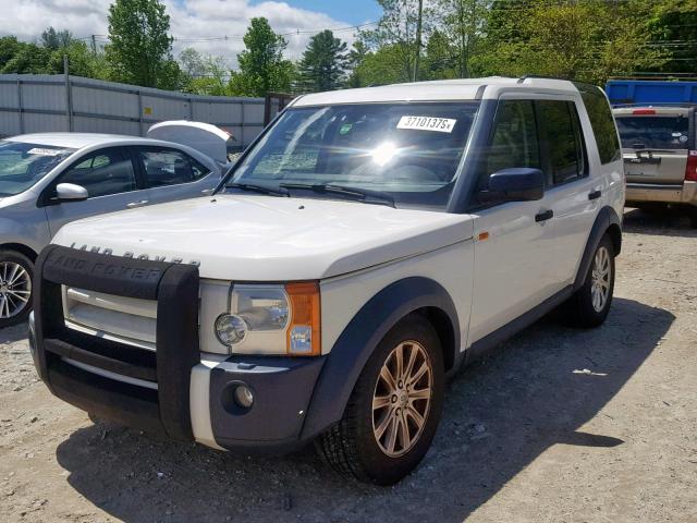 SALAE25428A476911 - 2008 LAND ROVER LR3 SE WHITE photo 2