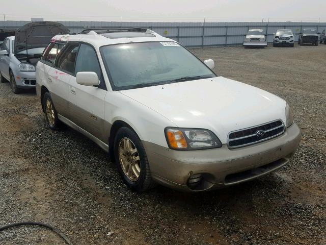 4S3BH6863Y7657018 - 2000 SUBARU LEGACY OUT WHITE photo 1