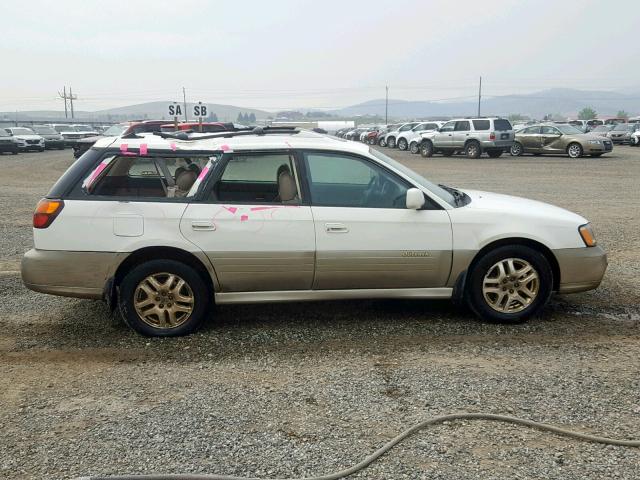 4S3BH6863Y7657018 - 2000 SUBARU LEGACY OUT WHITE photo 9