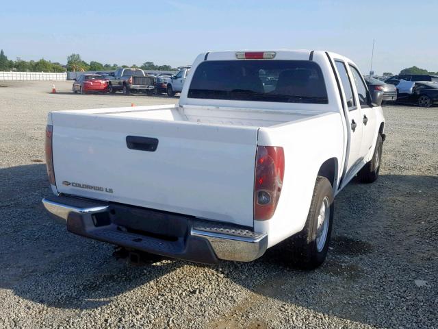 1GCCS136848124117 - 2004 CHEVROLET COLORADO WHITE photo 4