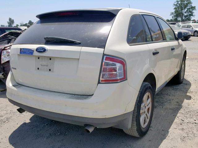 2FMDK36C97BA91885 - 2007 FORD EDGE SE WHITE photo 4