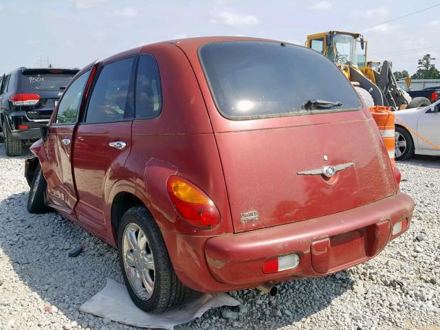 3C8FY68B04T311902 - 2004 CHRYSLER PT CRUISER RED photo 3