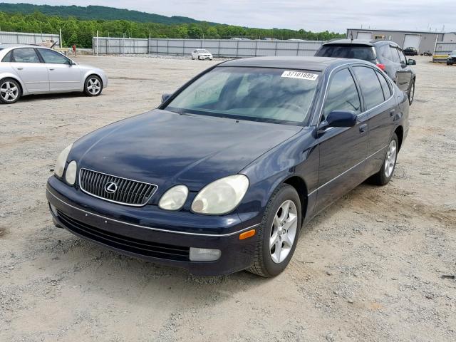 JT8BD69S010123673 - 2001 LEXUS GS 300 BLUE photo 2