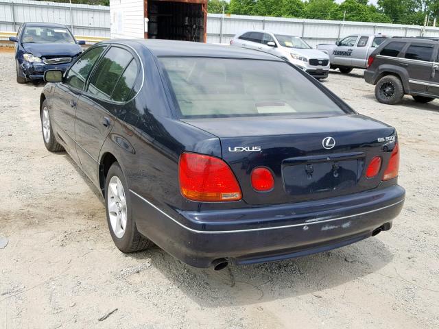 JT8BD69S010123673 - 2001 LEXUS GS 300 BLUE photo 3