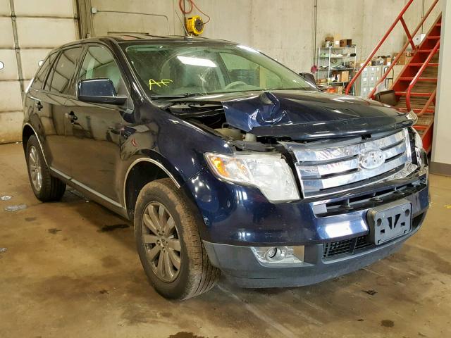 2FMDK4JC9ABA20724 - 2010 FORD EDGE SEL BLUE photo 1