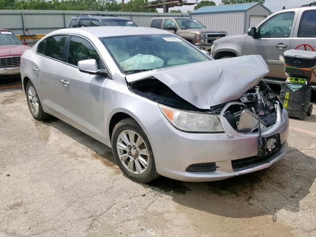 1G4GB5EG3AF210100 - 2010 BUICK LACROSSE C SILVER photo 1