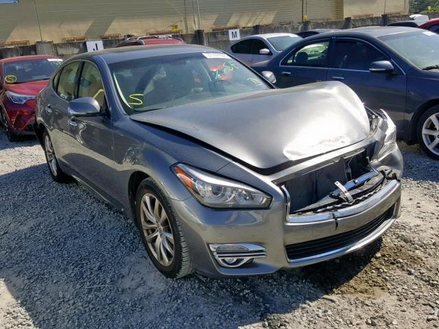 JN1BY1AP5HM741139 - 2017 INFINITI Q70 3.7 GRAY photo 1