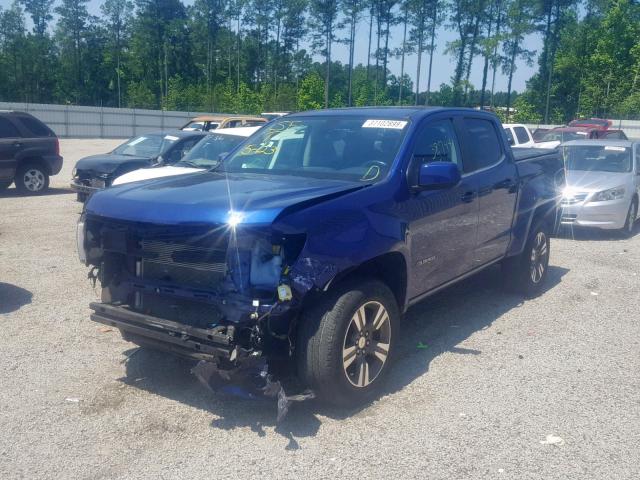 1GCGSCE38G1246845 - 2016 CHEVROLET COLORADO L BLUE photo 2