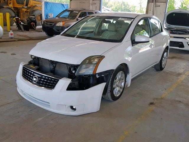 3N1AB61E49L678152 - 2009 NISSAN SENTRA 2.0 WHITE photo 2