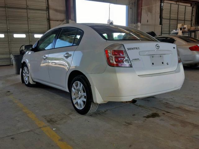 3N1AB61E49L678152 - 2009 NISSAN SENTRA 2.0 WHITE photo 3