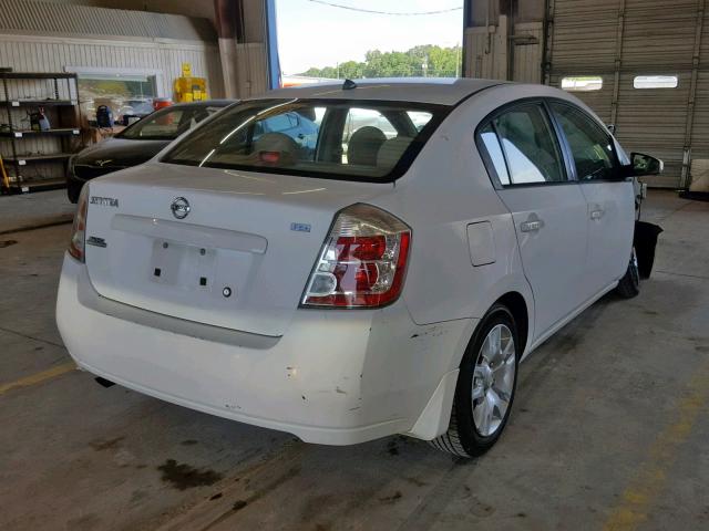 3N1AB61E49L678152 - 2009 NISSAN SENTRA 2.0 WHITE photo 4