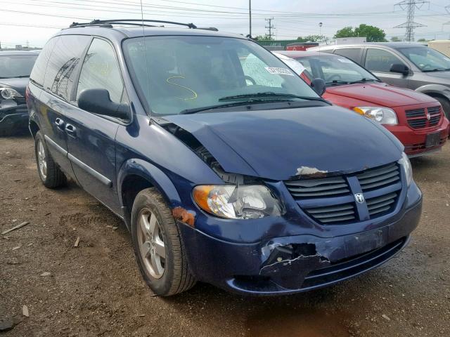 1D4GP45RX5B238266 - 2005 DODGE CARAVAN SX BLUE photo 1