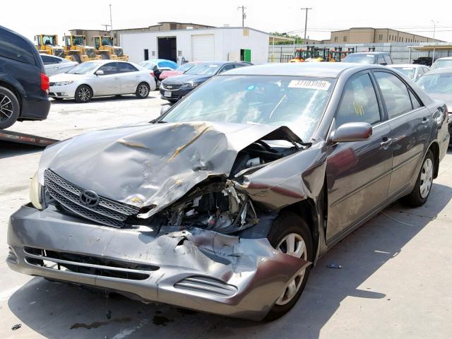 4T1BE32K84U910886 - 2004 TOYOTA CAMRY LE GRAY photo 2