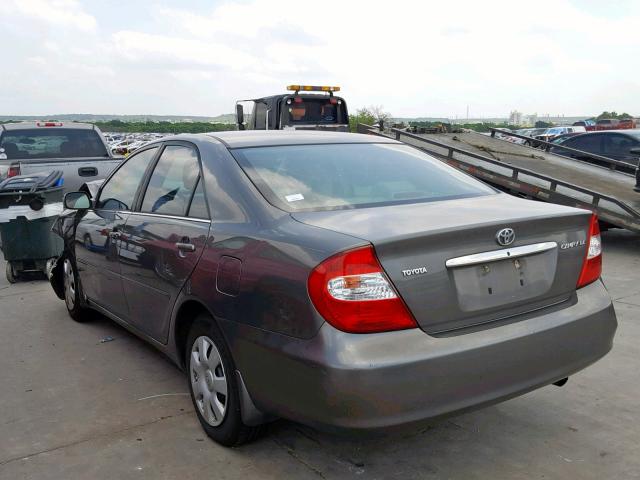 4T1BE32K84U910886 - 2004 TOYOTA CAMRY LE GRAY photo 3