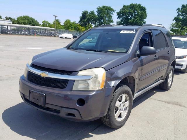 2CNDL13F976010456 - 2007 CHEVROLET EQUINOX LS CHARCOAL photo 2