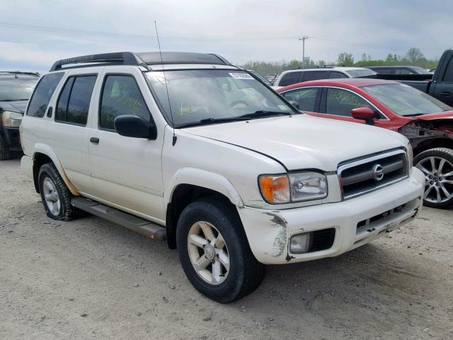 JN8DR09YX4W921410 - 2004 NISSAN PATHFINDER WHITE photo 1