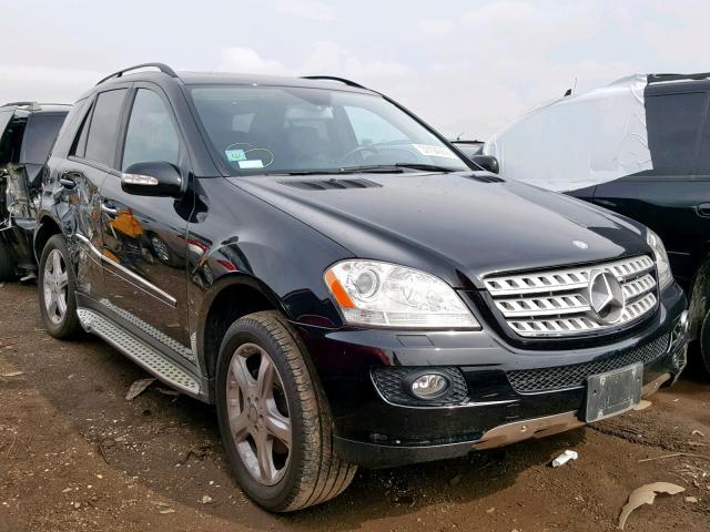 4JGBB86E98A386942 - 2008 MERCEDES-BENZ ML 350 BLACK photo 1